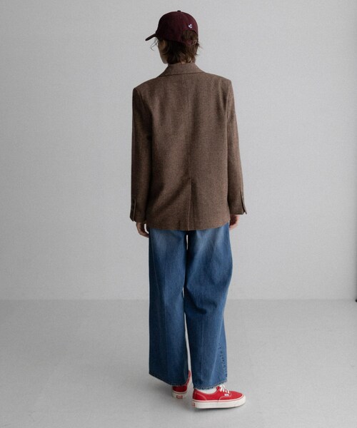 URBAN RESEARCH Sonny Label（アーバンリサーチサニーレーベル）の「ツイードテーラードジャケット（テーラードジャケット・レディース・ブラウン/ダークブラウン・Free）」の22枚目の写真