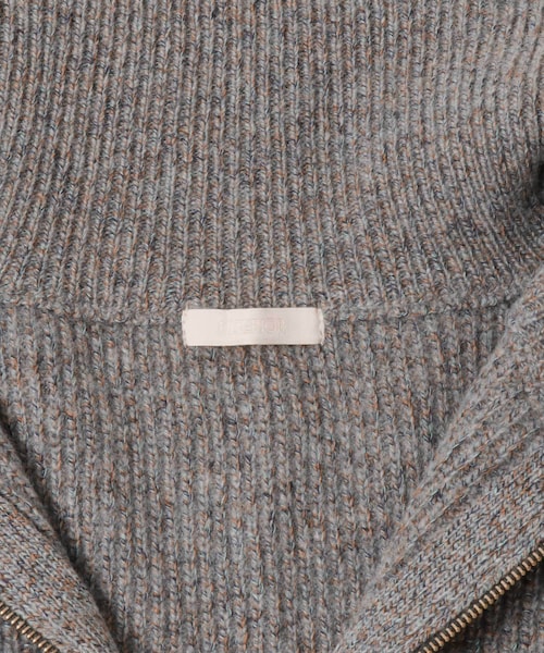 URBAN RESEARCH（アーバンリサーチ）の「ULTERIOR　WOOL COTTON RIB DRIVERS KNIT（テーラードジャケット・メンズ・BLACK MIX/GREY MIX/PURPLE MIX・M/L）」の15枚目の写真