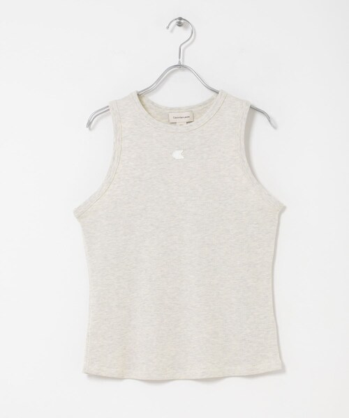 URBAN RESEARCH（アーバンリサーチ）の「Calvin Klein　W.SL MONOGRAM PATCH WAFFLE RACER TANK（タンクトップ・メンズ・P4P GREY・S/M）」の3枚目の写真