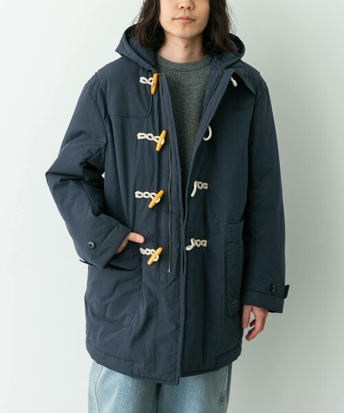 URBAN RESEARCH Sonny Label（アーバンリサーチサニーレーベル）の「ARMY TWILL　Cotton Nylon Duffel Coat（その他アウター・メンズ・NAVY/BLACK・M/L）」の3枚目の写真