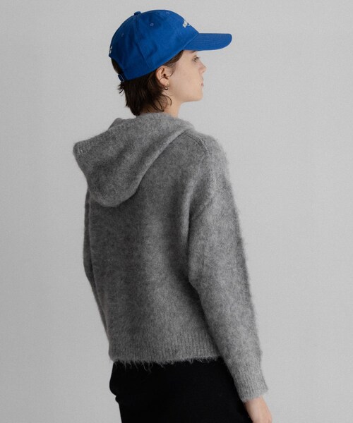 URBAN RESEARCH Sonny Label（アーバンリサーチサニーレーベル）の「フーディシャギーニットプルオーバー（ニット/セーター・レディース・グレー/ブラウン/ネイビー・Free）」の8枚目の写真