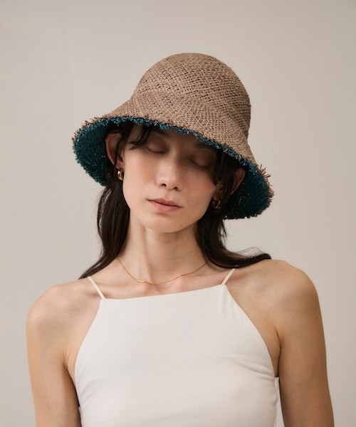 ADAM ET ROPE'(アダムエロペ)の「【La Maison de Lyllis(メゾンドリリス)】 LAPAZ / ラパス(ハット・レディース・キナリ系/ブラウン系・F)」の3枚目の写真