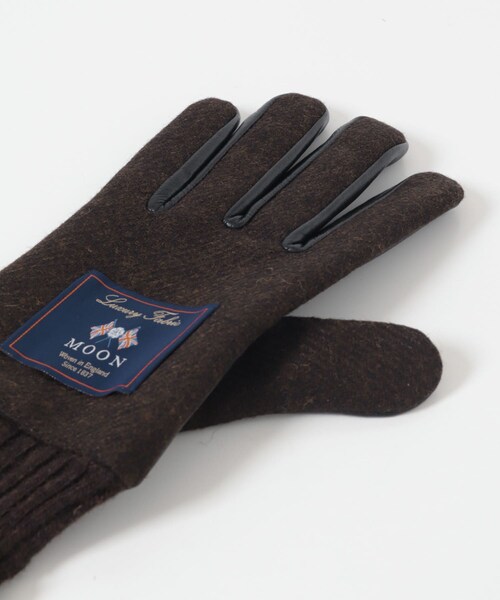 URBAN RESEARCH DOORS(アーバンリサーチドアーズ)の「MOONツイードレザーグローブ(ベルト・メンズ・CHARCOAL/NAVY/BEIGE/BROWN・-)」の16枚目の写真