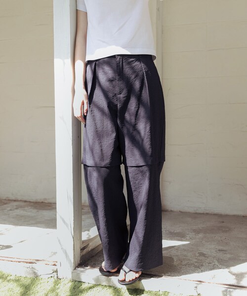URBAN RESEARCH(アーバンリサーチ)の「『吸水速乾/UVカット』『別注』THOUSAND MILE×URBAN RESEARCH DETACHABLE PANTS(その他パンツ・レディース・BLACK/NAVYSTRIPE・M/L)」の12枚目の写真