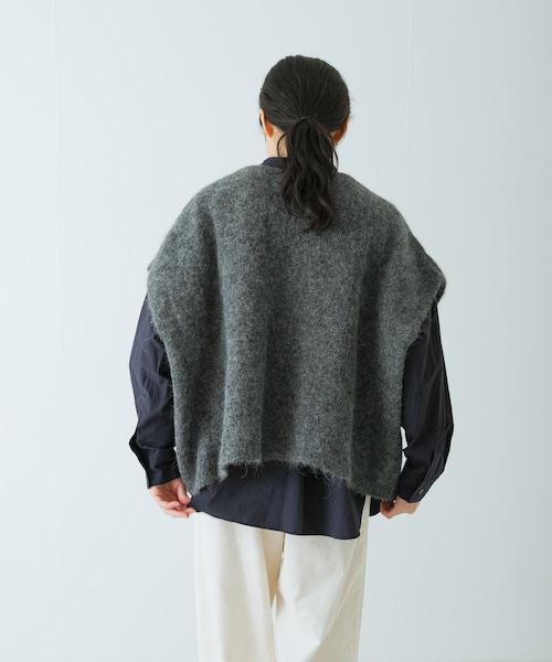 かぐれ（カグレ）の「アルパカワイドニットベスト（ベスト）」 - WEAR