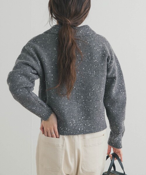 URBAN RESEARCH DOORS（アーバンリサーチドアーズ）の「ネップヤーンカーディガン（カーディガン/ボレロ・レディース・BEIGE/GRAY・Free）」の8枚目の写真