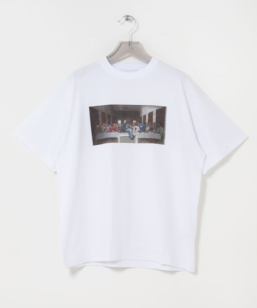 URBAN RESEARCH(アーバンリサーチ)の「THE LAST SUPPER FOUND. T-SHIRTS(Tシャツ/カットソー・メンズ・WHITE/BLACK・M/L/XL/XXL)」の1枚目の写真