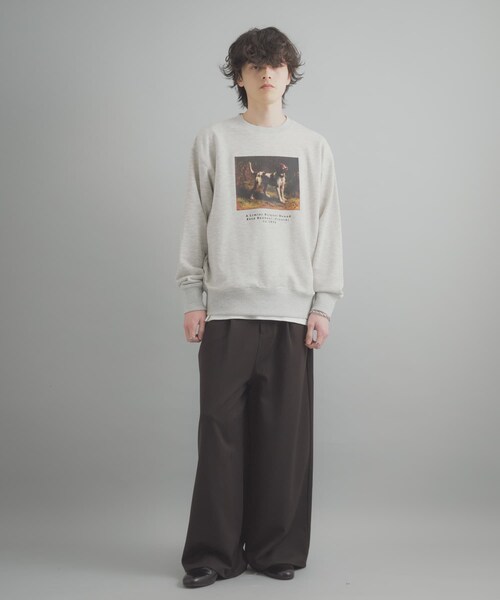 SENSE OF PLACE by URBAN RESEARCH(センスオブプレイスバイアーバンリサーチ)の「ラウンドポケットワンタックワイドスラックス(その他パンツ・メンズ・BROWN/NAVY ST・M/L)」の9枚目の写真