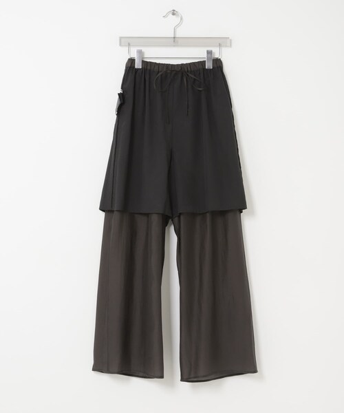 URBAN RESEARCH(アーバンリサーチ)の「シアーイージーストレートパンツ(その他パンツ・レディース・BEIGE/CHARCOAL・Free)」の13枚目の写真