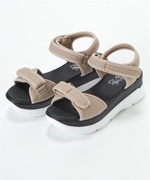 nissen | 【ゆったり幅広】スニーカーサンダル（低反発中敷）（ワイズ４Ｅ）(サンダル)