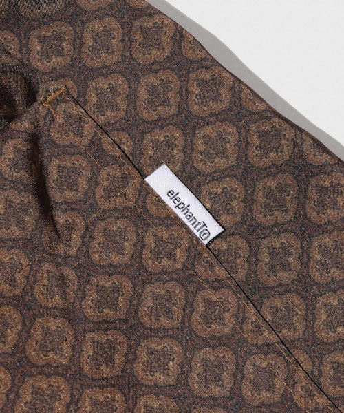 ADAM ET ROPE'(アダムエロペ)の「【elephant TRIBAL fabrics】QUILTING PAJAMAS PANTS(その他パンツ・メンズ・ブラック/ダークブラウン・M/S)」の11枚目の写真