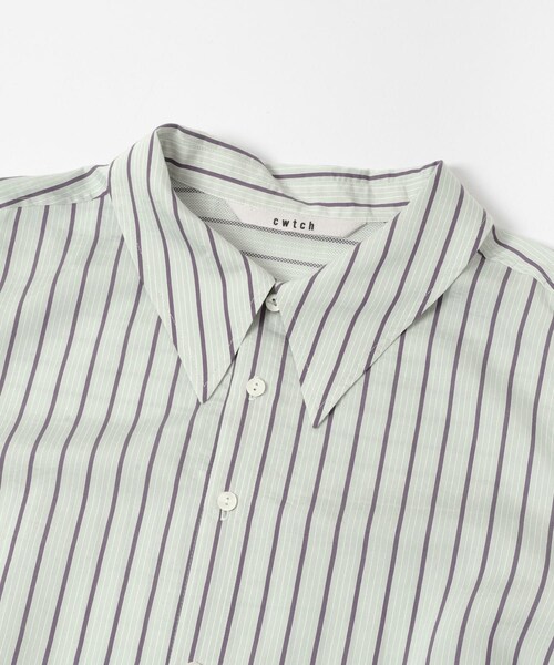 THE GOODLAND MARKET（ザグッドランドマーケット）の「cwtch　STRIPE 2WAY SHIRT（シャツ/ブラウス・レディース・MINT/ORANGE・Free）」の10枚目の写真