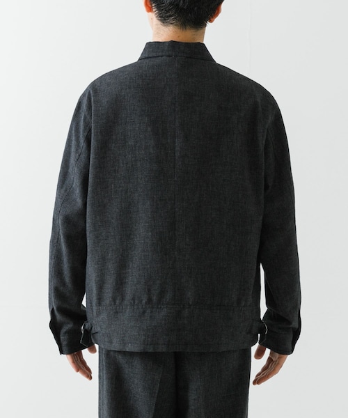 URBAN RESEARCH（アーバンリサーチ）の「LINEN PIN HEAD SPORTS JACKET（ブルゾン・メンズ・TAUPE/BLACK・M/L）」の14枚目の写真
