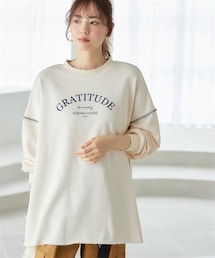 miclat | 大きいサイズ　裏毛ロゴビッグスウェット　miclat(スウェット)