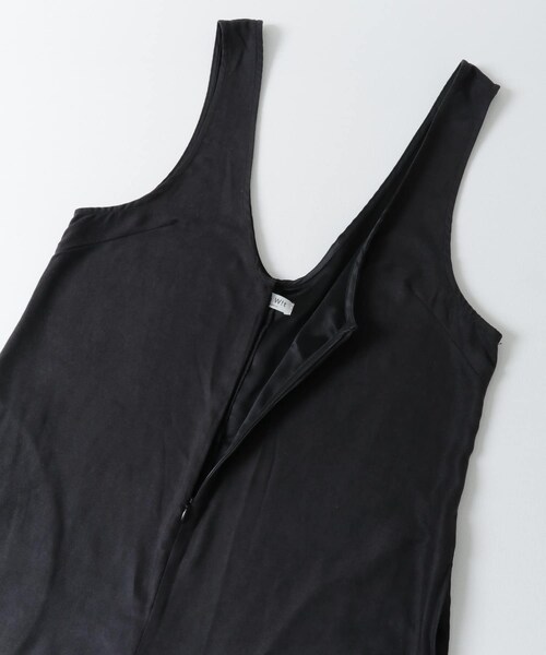 ITEMS URBANRESEARCH（アイテムズ アーバンリサーチ）の「ウォッシャブルスエードイージーサロペット（サロペット/オーバーオール・レディース・BLACK/BEIGE・one）」の10枚目の写真