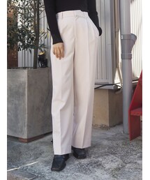 EVRIS | タックストレートカラーパンツ(その他パンツ)