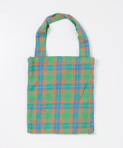 URBAN RESEARCH DOORS（アーバンリサーチドアーズ）の「チェック柄トート（トートバッグ・レディース・PINK/BLUE/GREEN・one）」の16枚目の写真