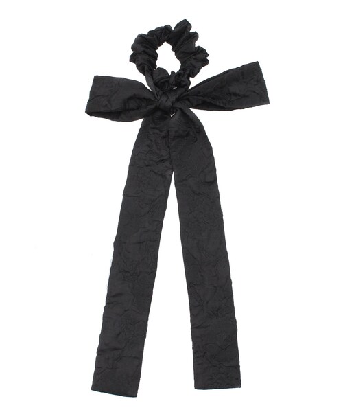 merry jenny（メリージェニー）の「ribbonシュシュ（シュシュ・レディース・オフホワイト/ブラック/ピンク・F）」の2枚目の写真