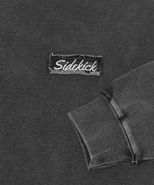 ITEMS URBANRESEARCH（アイテムズ アーバンリサーチ）の「ワンポイント刺繍スウェットデニムトップス（スウェット・メンズ・BLU/NVY/BLK・M/L）」の12枚目の写真