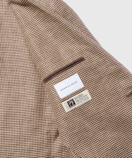 ADAM ET ROPE'（アダムエロペ）の「リネンブレザー（テーラードジャケット・メンズ・ブラック/ベージュ系・L/M）」の12枚目の写真
