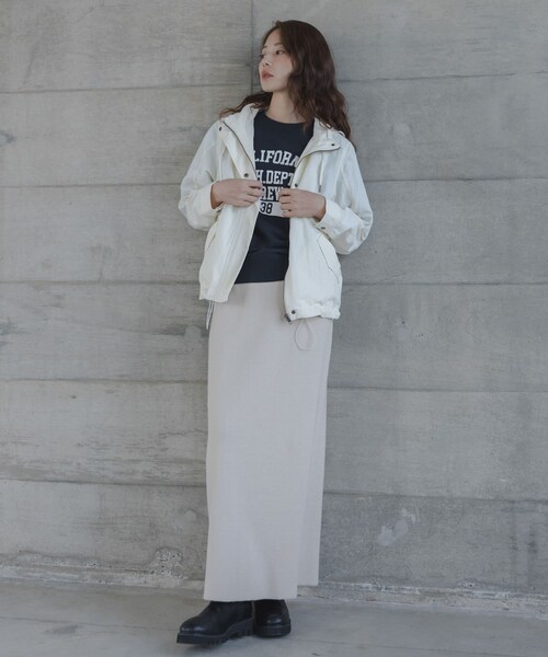 URBAN RESEARCH Sonny Label（アーバンリサーチサニーレーベル）の「多機能マウンテンパーカー（テーラードジャケット・レディース・オフ/ネイビー/ベージュ・Free）」の10枚目の写真