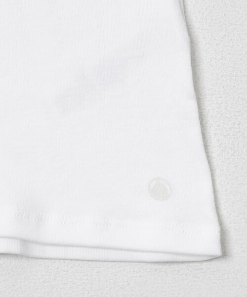 URBAN RESEARCH DOORS（アーバンリサーチドアーズ）の「『別注』PETIT BATEAU×DOORS　EMBROIDERYT-SHIRTS（Tシャツ/カットソー・レディース・ECUME/BELUGA/SMOKING・XS/S/M）」の6枚目の写真