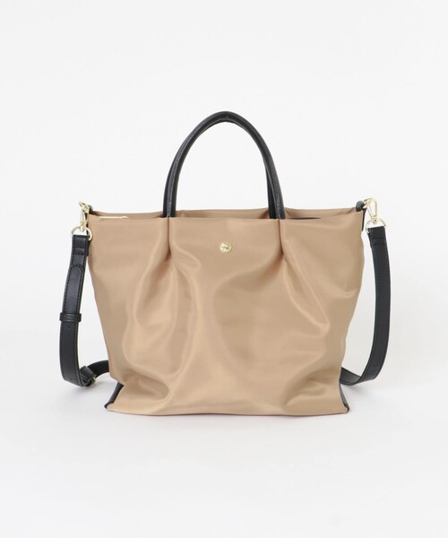 URBAN RESEARCH Sonny Label（アーバンリサーチサニーレーベル）の「『別注』Legato largo×Sonny Label　肩楽2WAYショルダーバッグ（ショルダーバッグ・レディース・ブラック/ネイビー/ベージュ・one）」の20枚目の写真