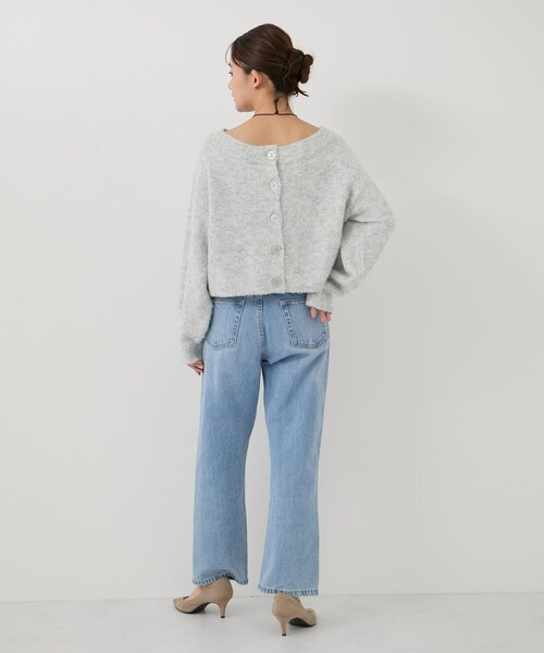 Jayro(ジャイロ)の「チョーカー付き前後2WAYカーディガン(カーディガン/ボレロ・レディース・チャコール/ライトグレー/オフホワイト/ダークブラウン・M)」の21枚目の写真