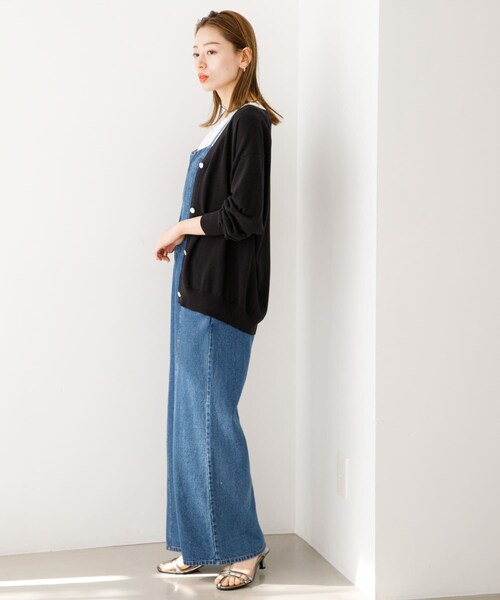 URBAN RESEARCH Sonny Label（アーバンリサーチサニーレーベル）の「『接触冷感/UVカット』クールミストカーディガン（カーディガン/ボレロ・レディース・L.グレー/オフ/ミント/ブラック・FREE）」の19枚目の写真