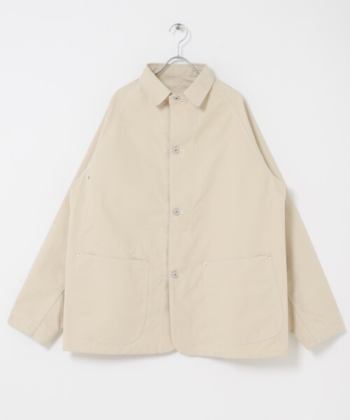 URBAN RESEARCH DOORS（アーバンリサーチドアーズ）の「FORK&SPOON　PEダックカバーオール（カバーオール・メンズ・NAVY/IVORY・4/5）」の4枚目の写真