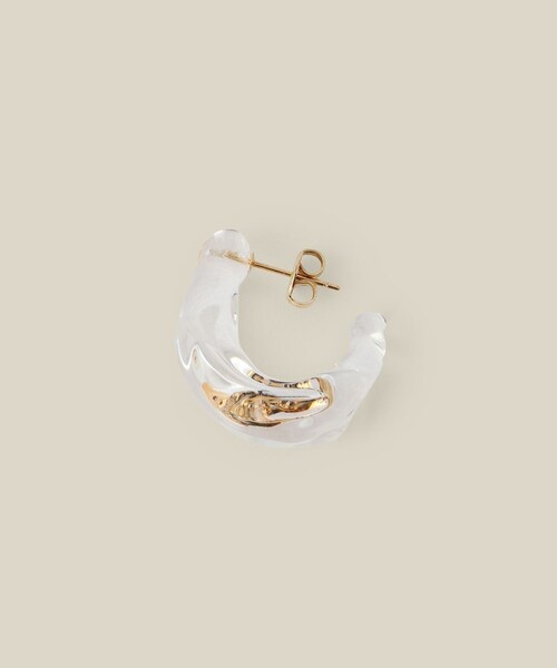 ROPE'(ロペ)の「【LUCE MACCHIA(ルーチェマッキア)】 別注 Glass Pierce Earrings(ピアス(両耳用)・レディース・ゴールド/その他・F)」の8枚目の写真