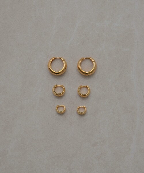 URBAN RESEARCH（アーバンリサーチ）の「decor『デコール』　Plump Drop Pierce M GD（ピアス（両耳用）・レディース・GOLD・-）」の9枚目の写真