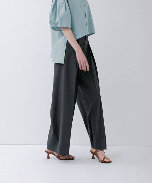 LAATO（ラート）の「wide tack pants（その他パンツ・レディース・シャドウ/セメント・S/M）」の5枚目の写真