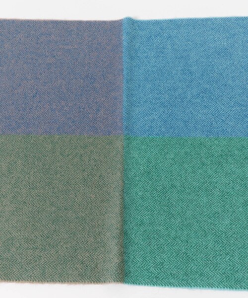 URBAN RESEARCH DOORS（アーバンリサーチドアーズ）の「カシミヤブレンドパネルマフラー（マフラー・メンズ・CHARCOAL/BROWN/BLUE/ORANGE・-）」の14枚目の写真