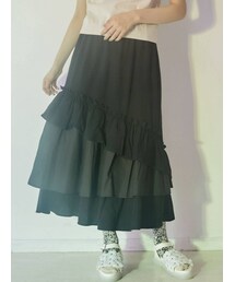 merry jenny | ランダムティアードフレアスカート(スカート)