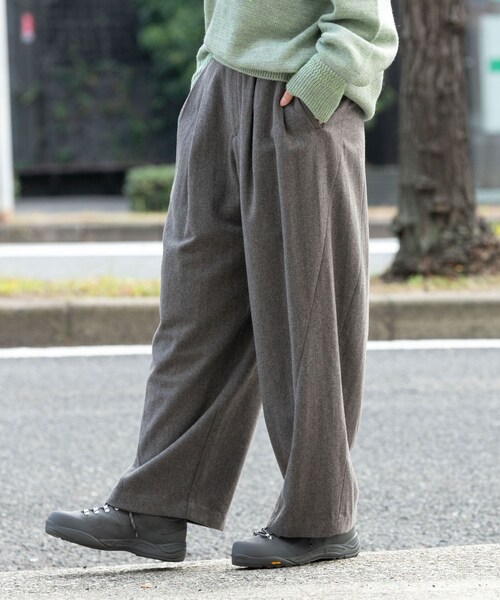 EKAL（エカル）の「ウールツィードパンツ（その他パンツ・レディース・モカグレー/ブラック・One）」の16枚目の写真