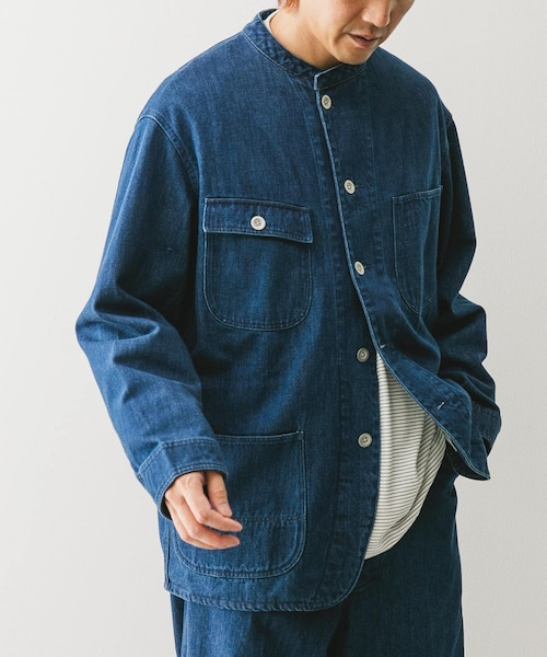 URBAN RESEARCH DOORS（アーバンリサーチドアーズ）の「Denim Chore Jacket（デニムジャケット・メンズ・INDIGO/ONE WASH・M/L/XL）」の22枚目の写真