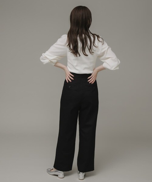 URBAN RESEARCH Sonny Label（アーバンリサーチサニーレーベル）の「ラップタックパンツ（その他パンツ・レディース・ベージュ/ブラック/ネイビー・FREE）」の11枚目の写真