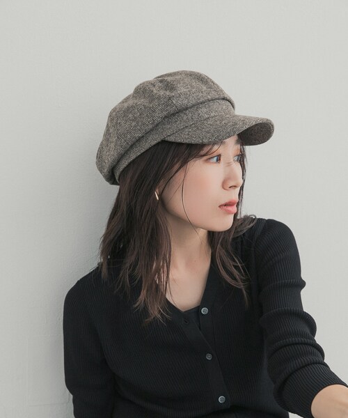 URBAN RESEARCH DOORS（アーバンリサーチドアーズ）の「キャスケット（キャスケット・レディース・BROWN/BLACK・-）」の2枚目の写真