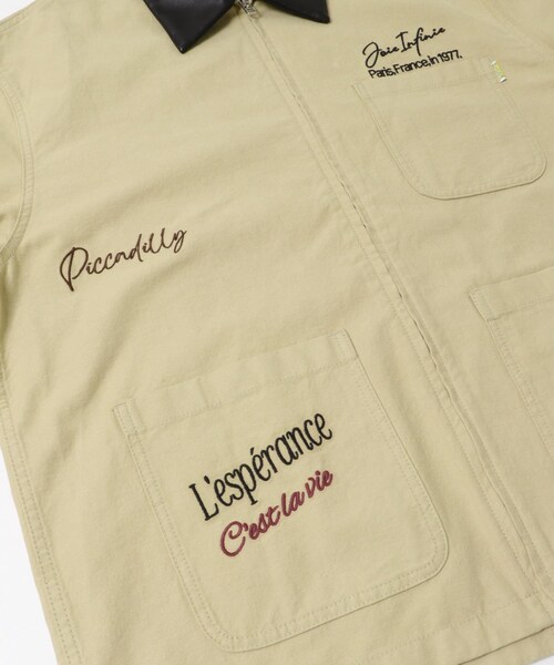 URBAN RESEARCH（アーバンリサーチ）の「『別注』PICCADILLY×URBAN RESEARCH　刺繍カバーオール（カバーオール・レディース・BEIGE/NATURAL・Free）」の12枚目の写真