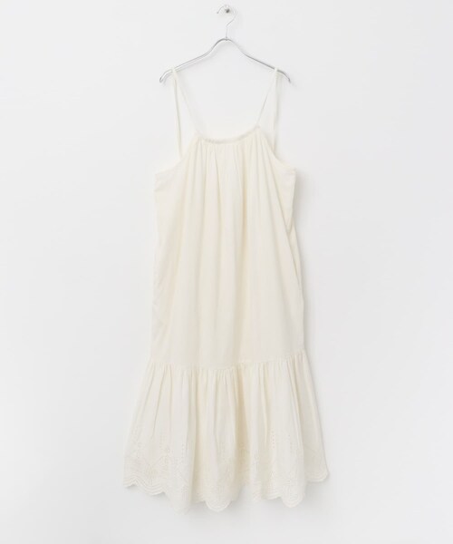 URBAN RESEARCH Sonny Label（アーバンリサーチサニーレーベル）の「シフリーコットンキャミワンピース（ワンピース・レディース・ブラウン/ブラック/オフ・FREE）」の12枚目の写真