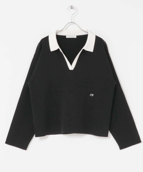 URBAN RESEARCH ROSSO（アーバンリサーチロッソ）の「F by ROSSO　ラガーニットプルオーバー（ニット/セーター・レディース・GRAY BD/NAVY BD/BLACK・Free）」の11枚目の写真