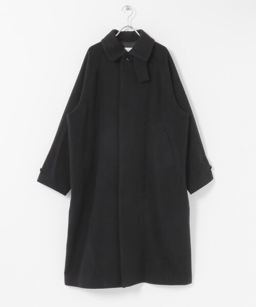 かぐれ（カグレ）の「ウールバルカラーコート（ステンカラーコート・レディース・NAVY/BLACK・Free）」の13枚目の写真