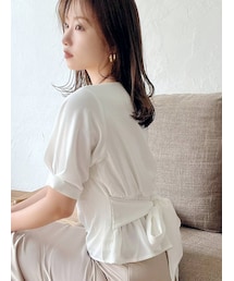 RESEXXY | フロントボタンバックリボントップス(シャツ/ブラウス)