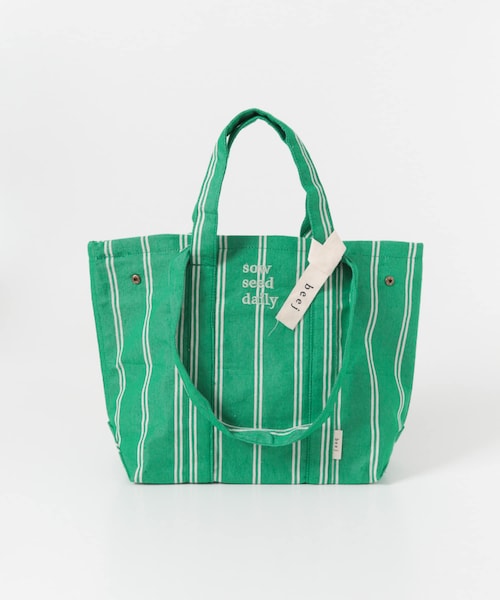 URBAN RESEARCH DOORS（アーバンリサーチドアーズ）の「『別注』beej×DOORS　ストライプトートバッグ（トートバッグ・レディース・PINK/YELLOW/GREEN・One）」の5枚目の写真