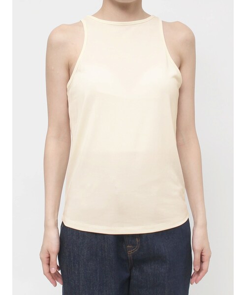 LAGUNAMOON（ラグナムーン）の「アメスリカットタンクトップス（Tシャツ/カットソー・レディース・アイボリー/ブラック/ブラウン・F）」の3枚目の写真