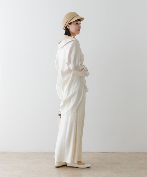 RODE SKO（ロデスコ）の「洗えるたためるキャスケット（キャスケット・レディース・NATURAL/BEIGE/BLACK・one）」の17枚目の写真
