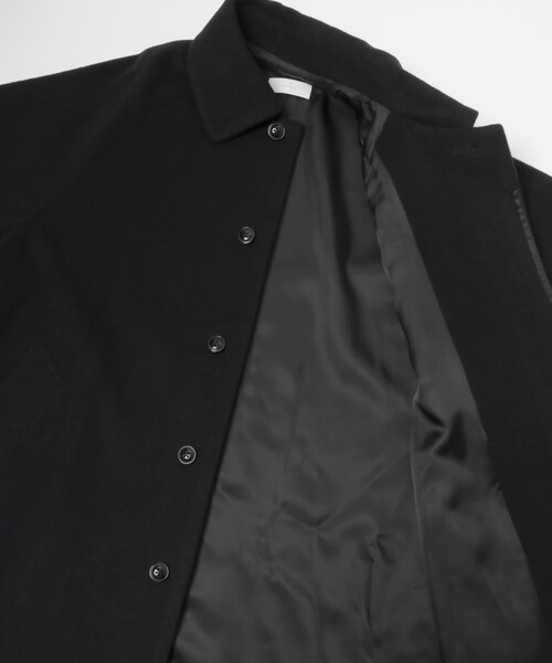 かぐれ（カグレ）の「ウールバルカラーコート（ステンカラーコート・レディース・NAVY/BLACK・Free）」の15枚目の写真