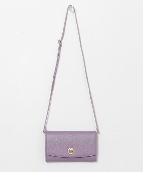 URBAN RESEARCH（アーバンリサーチ）の「『別注』Hashibami×URBAN RESEARCH　ショルダー天然石ポシェット（ショルダーバッグ・レディース・LILAC/JP×BLK/MP×ECR・-）」の18枚目の写真