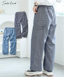 nissen | 大きいサイズ メンズライクペインターワイドシルエットパンツ（ゆったりヒップ）(パンツ)